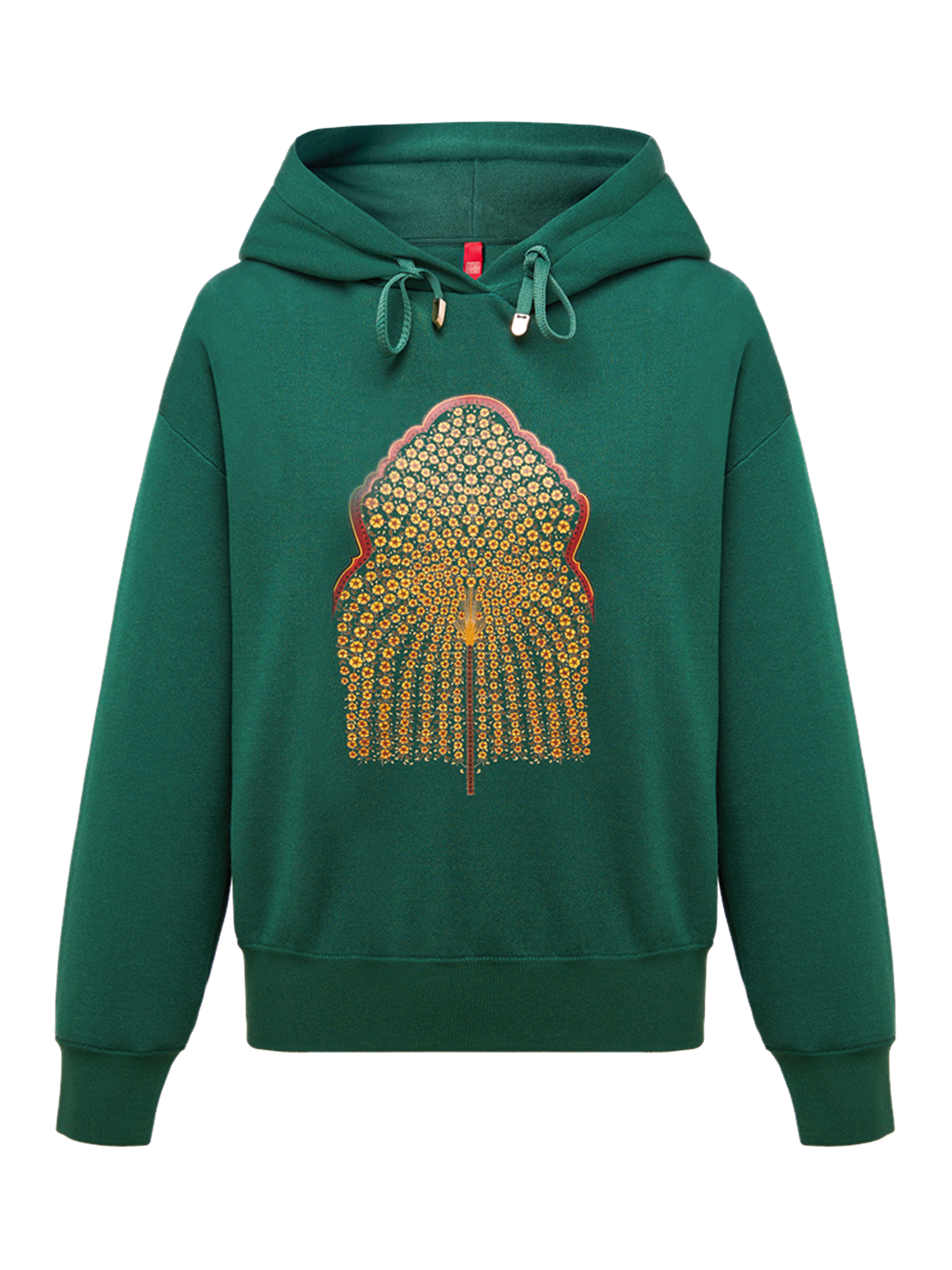 Casual Hooded Sweatshirt | Green