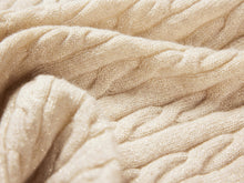 Trimmed Knitted Cardigan | Beige