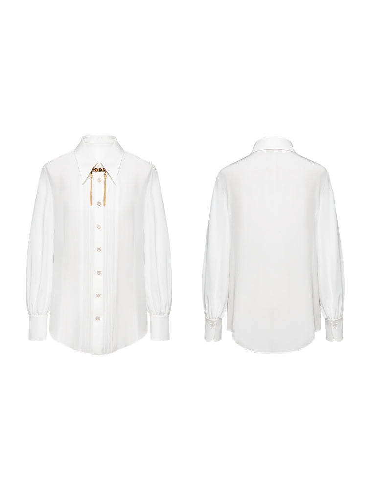 Silky Blouse | White