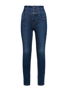 Springy Cropped Jeans | Blue