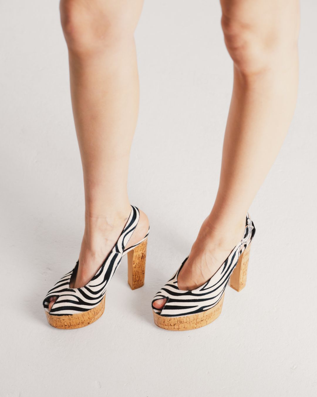 Womens | Rare Pony Heel | Zebra