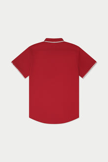 Red Stitch Weekend Shirt | Red