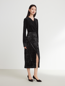 Bodycon Pencil Skirt | Black