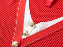 Merino Wool Knit Sweater | Red
