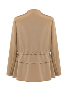 Mulberry Silk Sophisticated Jacket | Khaki