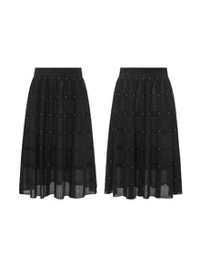 Starry Night Knit Dress | Black