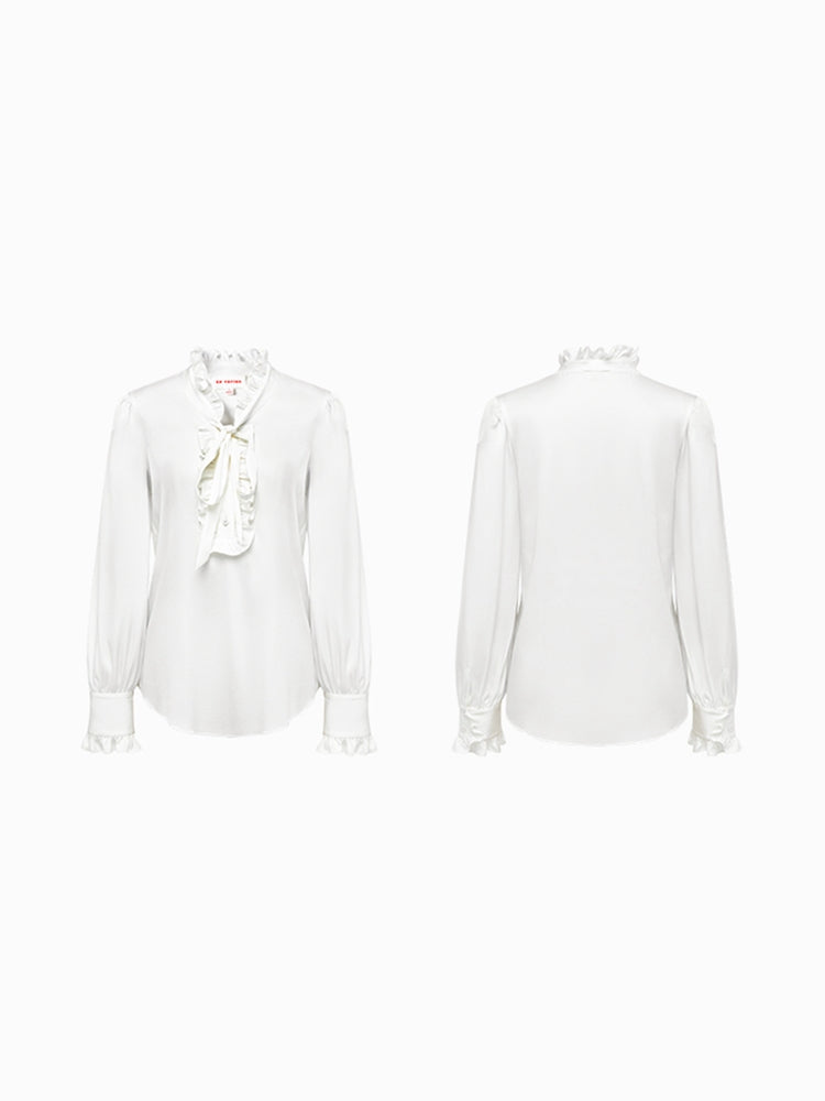 Silk Blouse | White