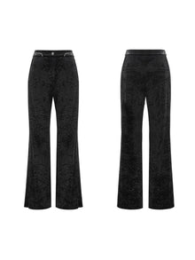 Wide-Leg Pants | Black