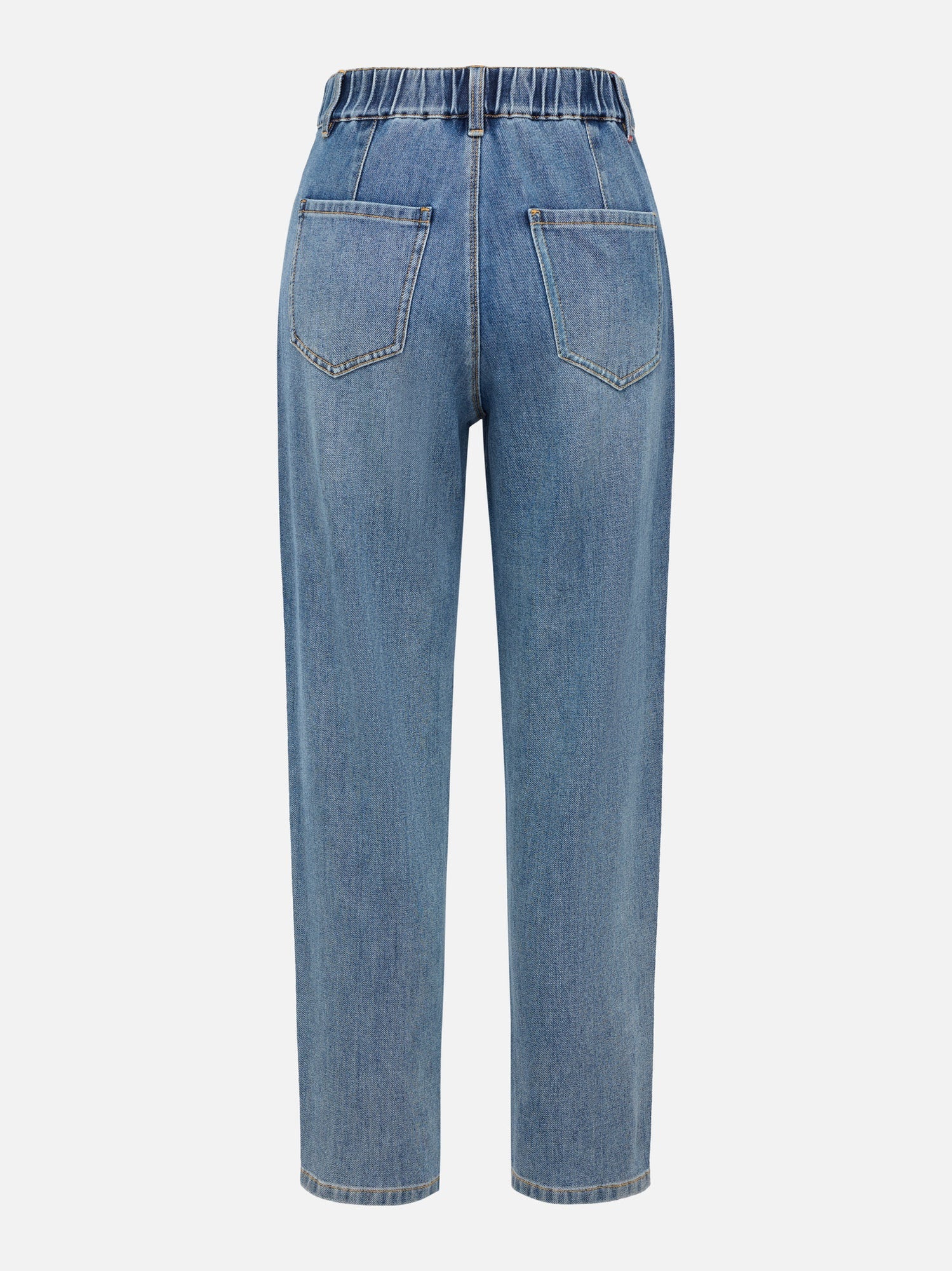 Four-way Stretch Rhinestone Jeans | Blue