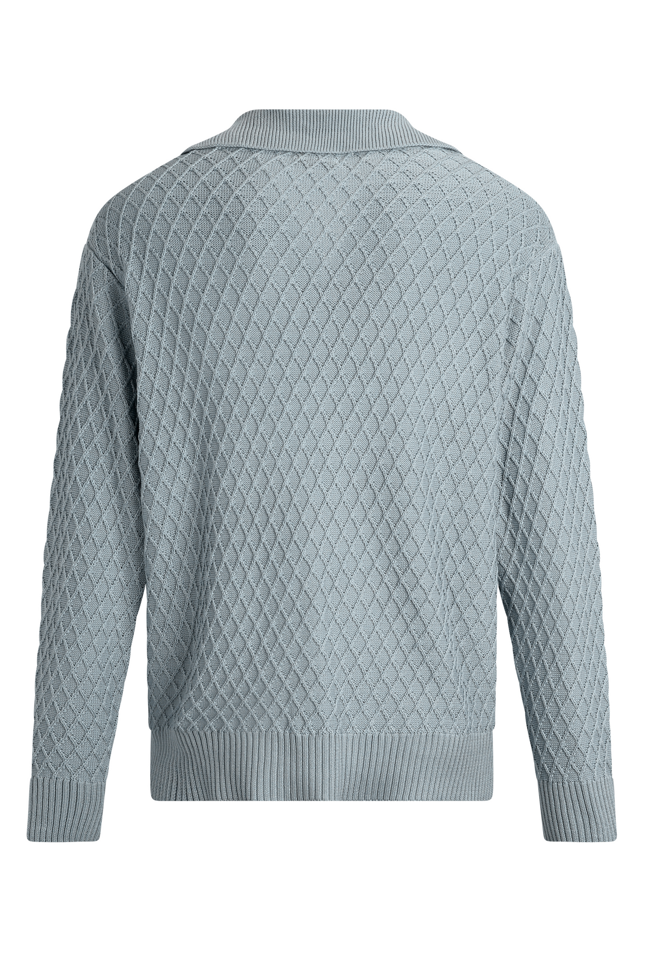 Long Sleeve Tennis Collar - Nantucket Blue Reuben Oliver