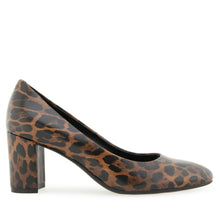 Betsy Dress Pump | Tobacco Multi Faux Glossy Leopard Print