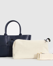 Women | Long Way Home Woven Tote | Navy