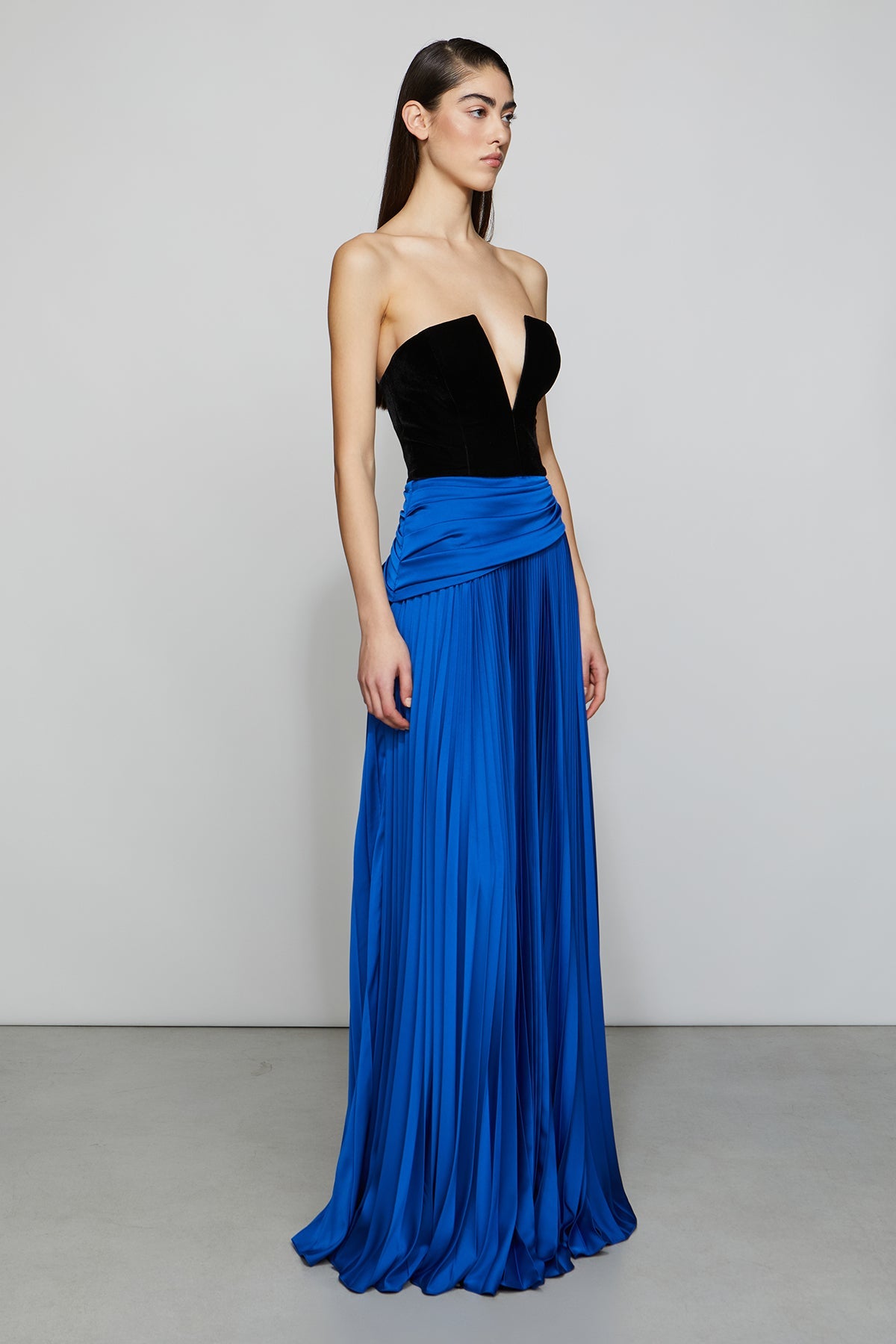 Etochs | Tabitha Gown | Sapphire / Black
