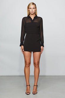 Etochs | Whitley Shirt Dress | Black