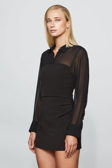 Etochs | Whitley Shirt Dress | Black
