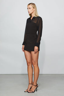 Etochs | Whitley Shirt Dress | Black