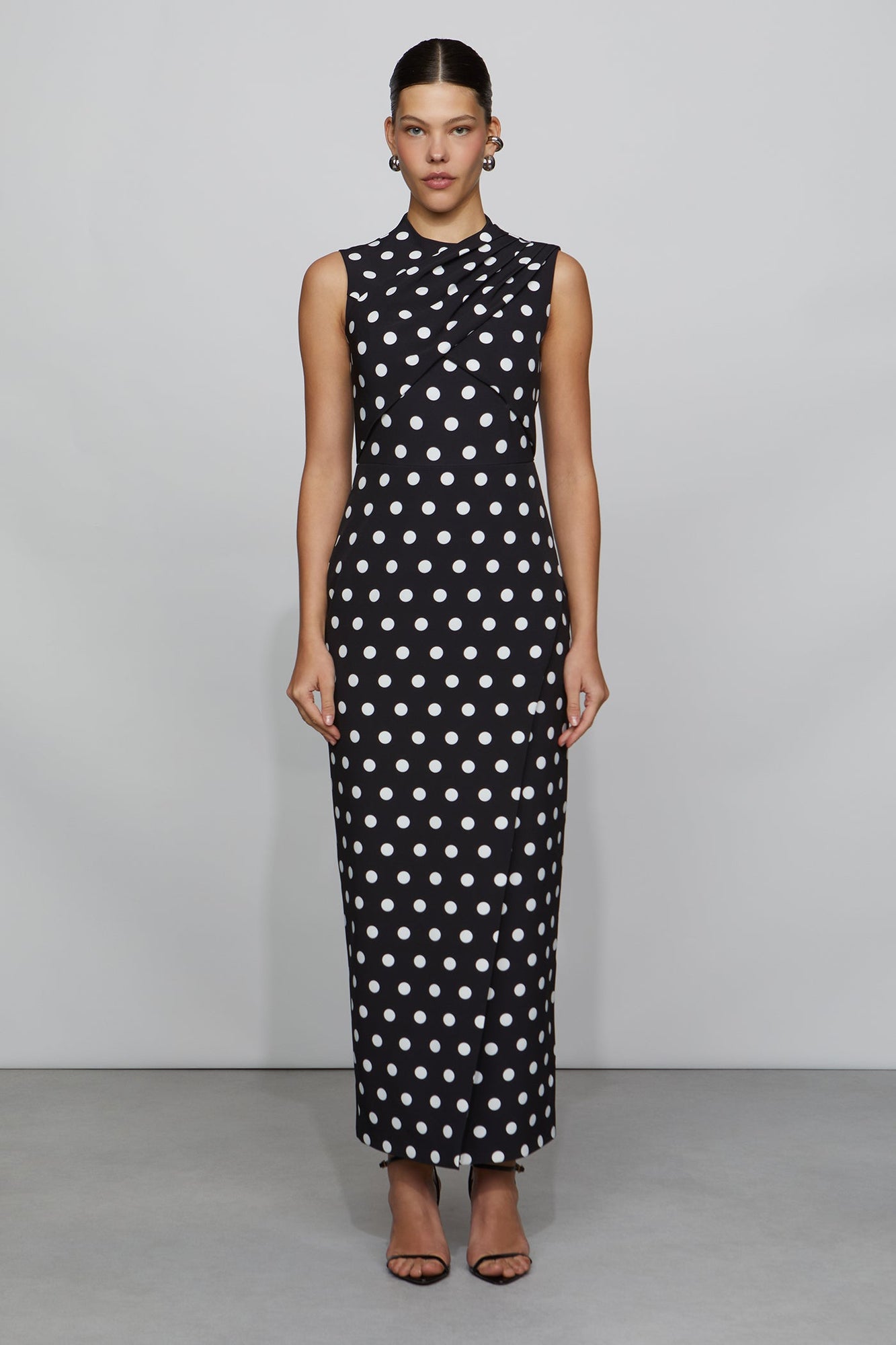 Etochs | Celeste Gown | Large Dot Black