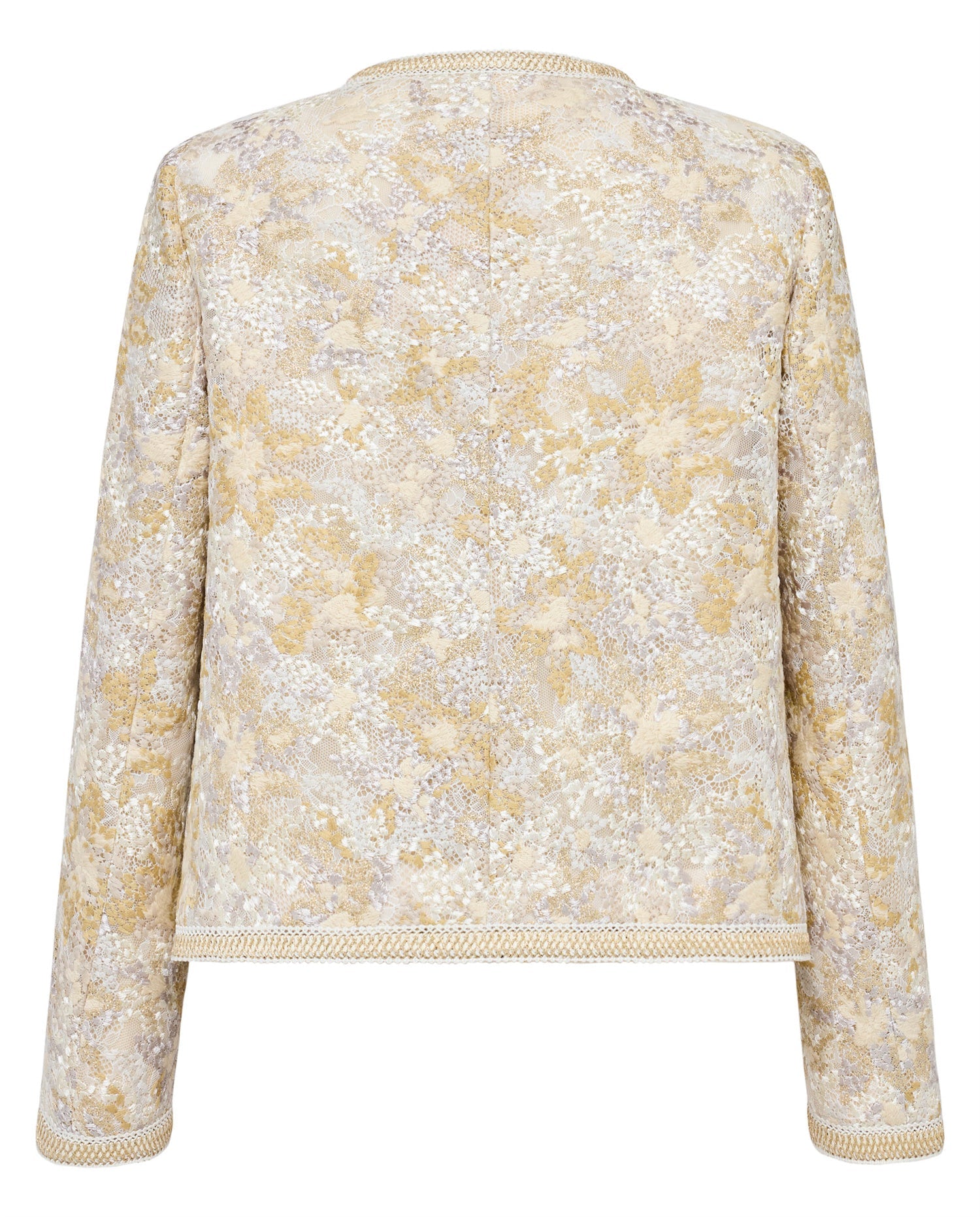 Chinese Style Stand-Collar Cropped Jacket | Beige