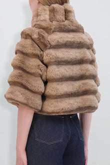 Etochs | Fur-Free Chinchilla Bolero | Camel Chinch