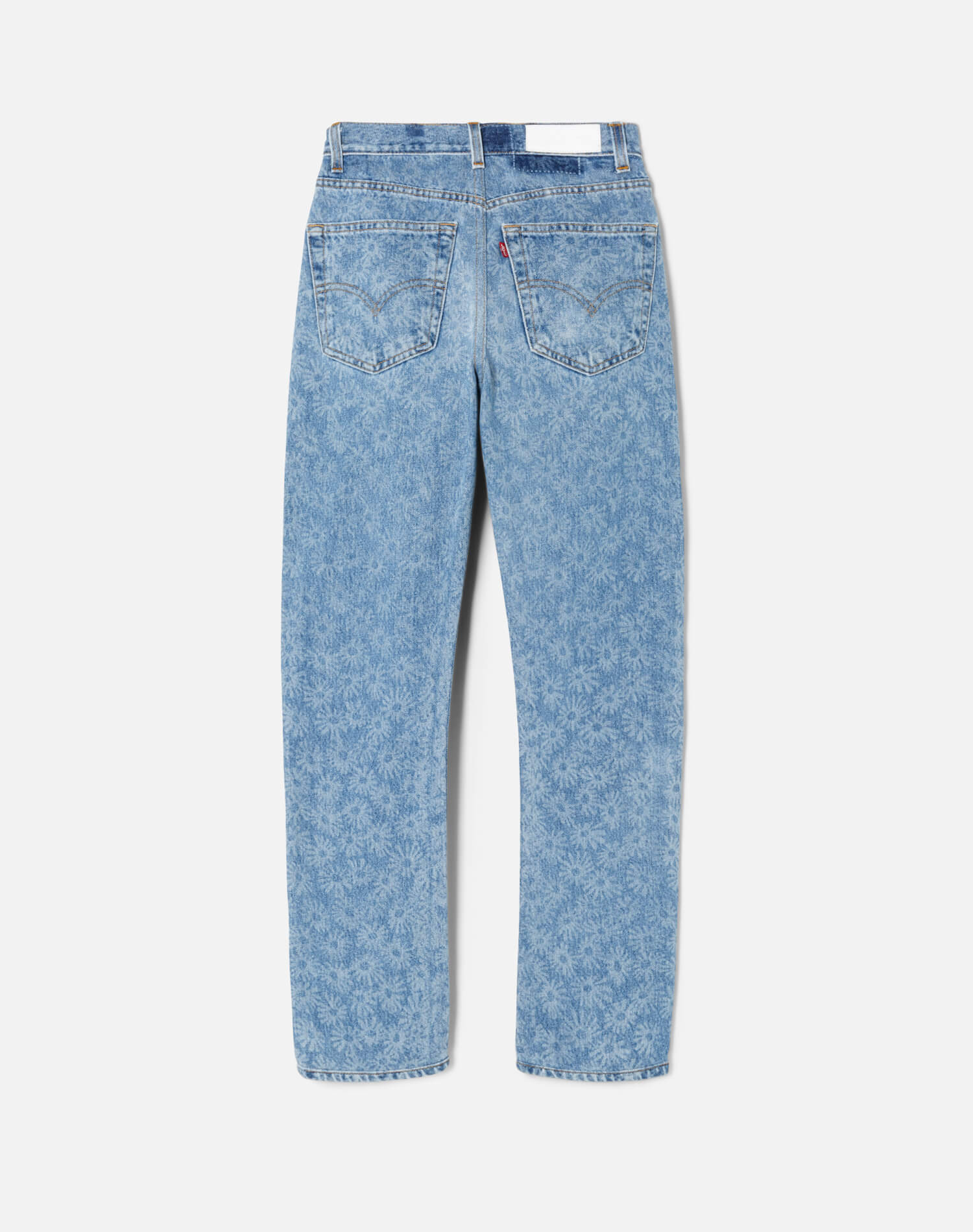 70s Straight | Indigo Daisy Floral