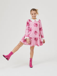 Girls | Cady Dress With Collar | FairyTale Pink