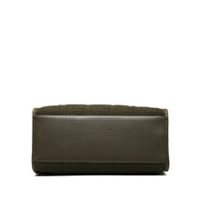 Fendi | Pre-Owned Medium Zucca Sunshine Shopper Canvas Tote | Green/Dark Green