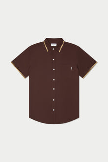 Espresso Stitch Weekend Shirt | Brown