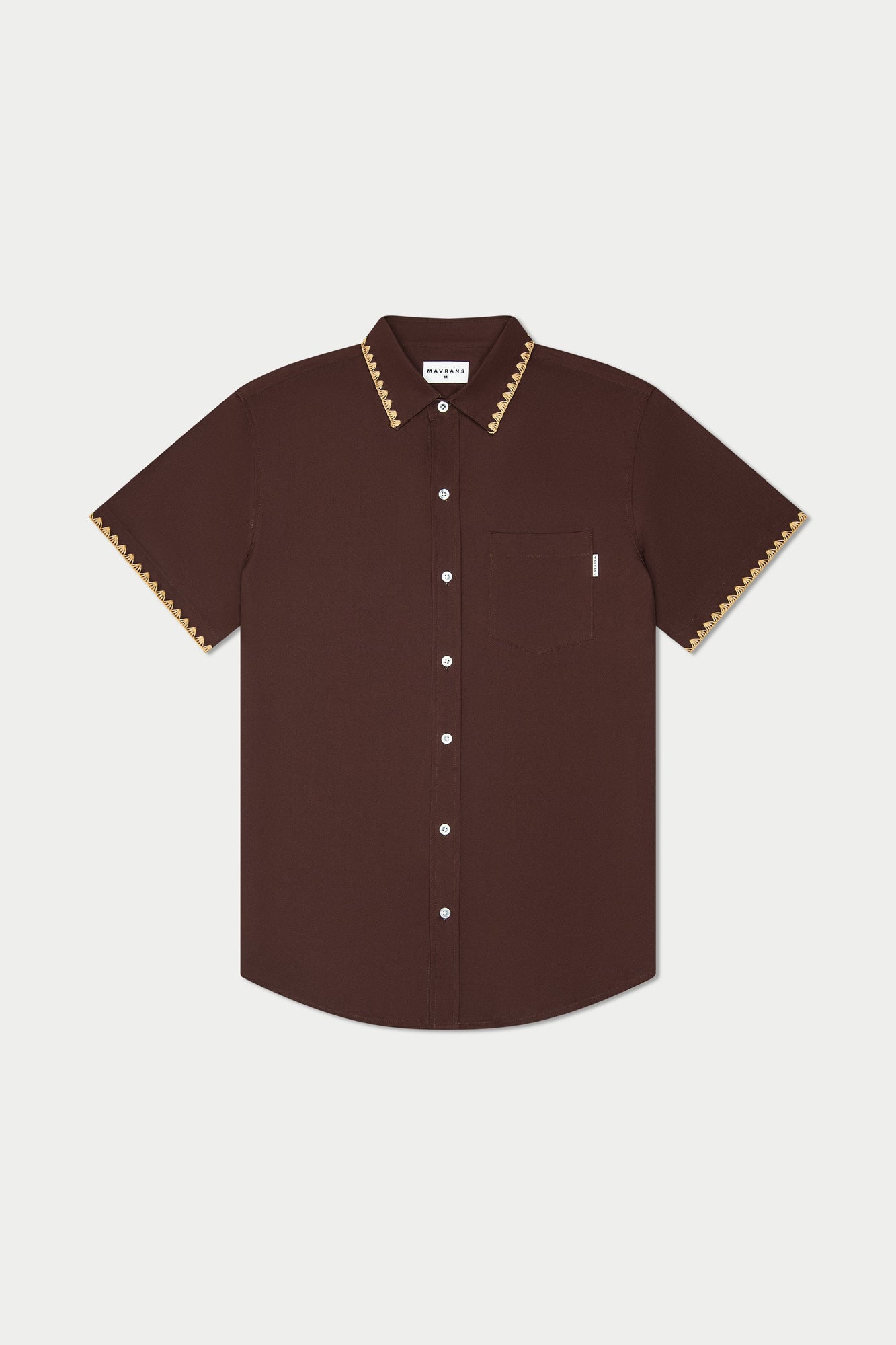 Espresso Stitch Weekend Shirt | Brown