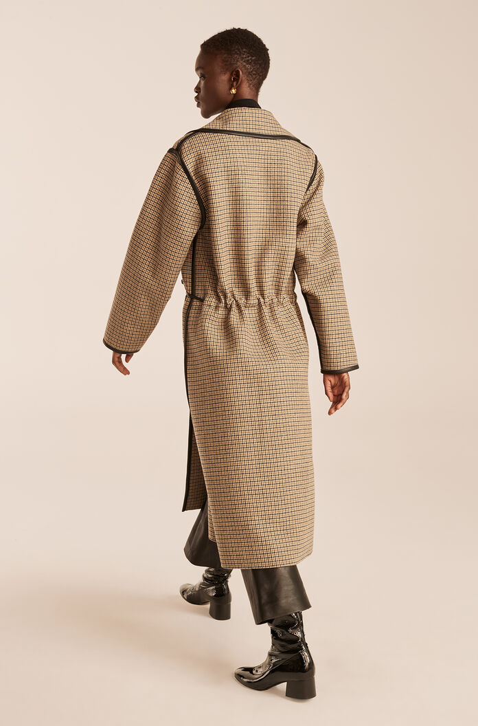 Double Face Trench | Military Green Combo