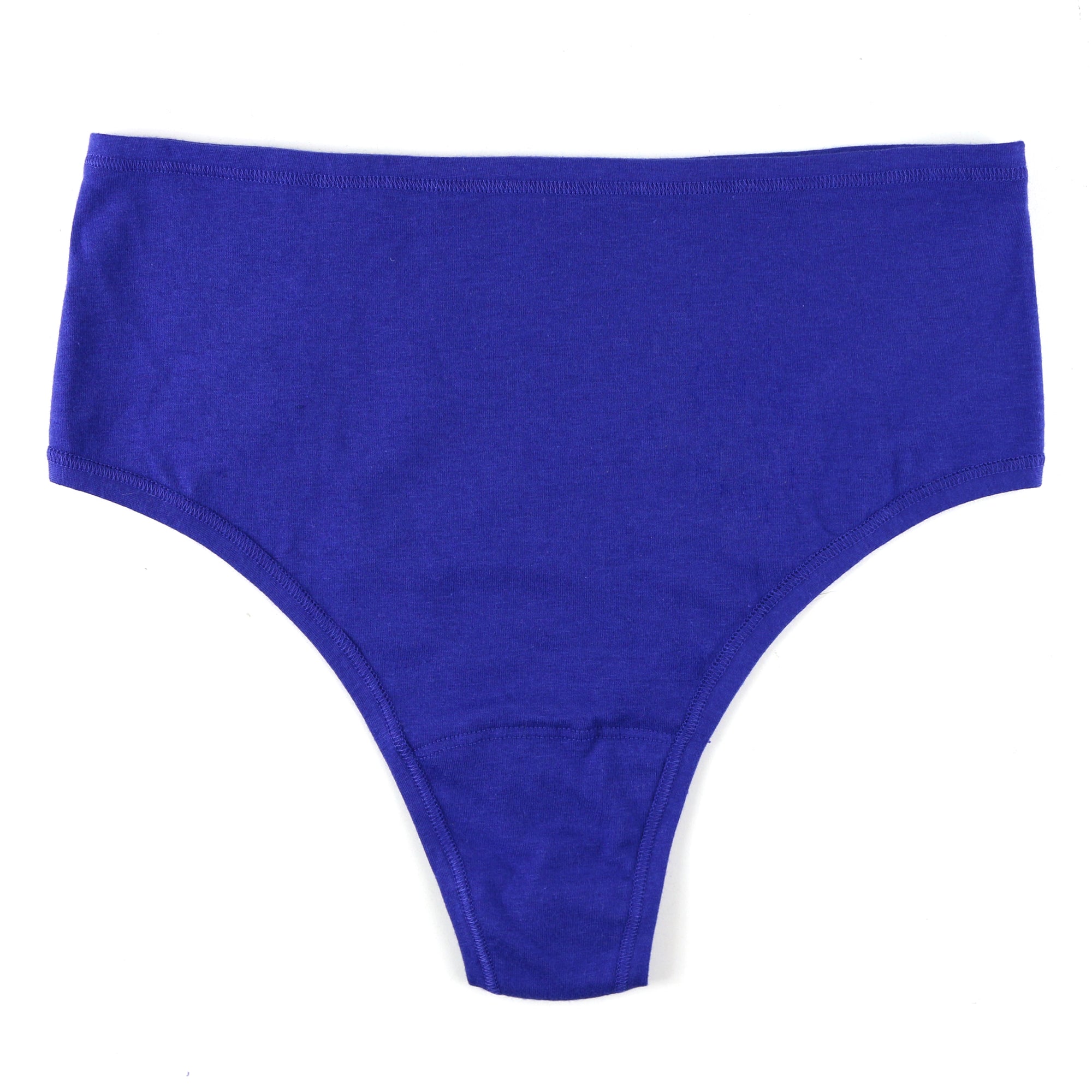 Playstretch High Rise Thong | Lapis Blue