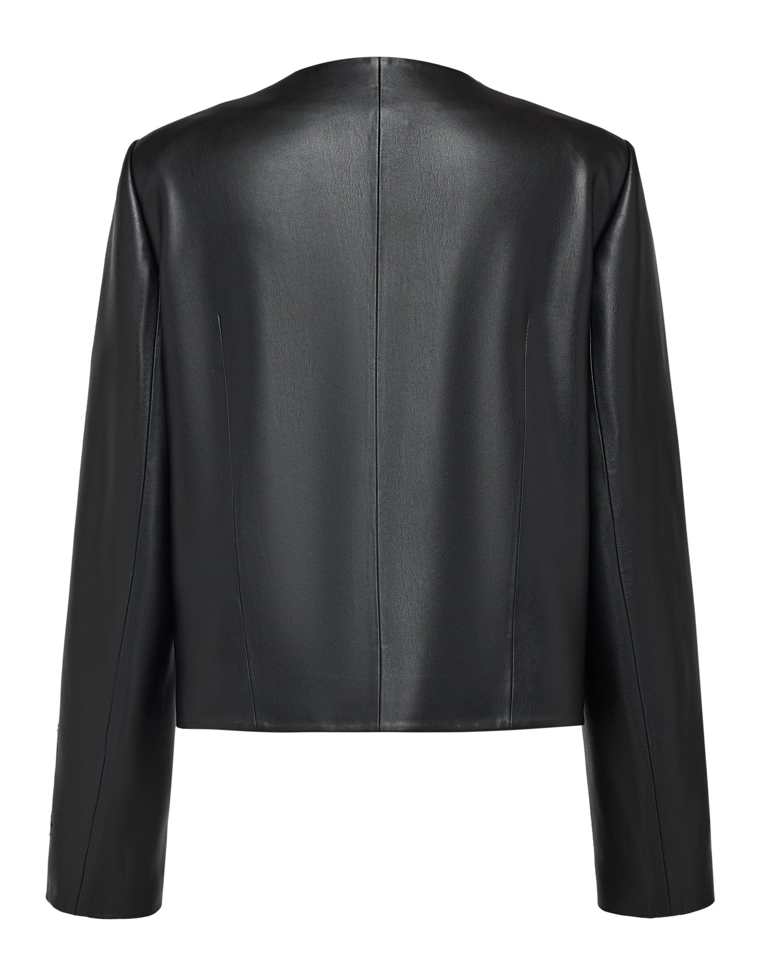 Classic Short Tweed Jacket | Black