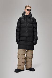 Rains Alta Longer Puffer Jacket Black Jacket