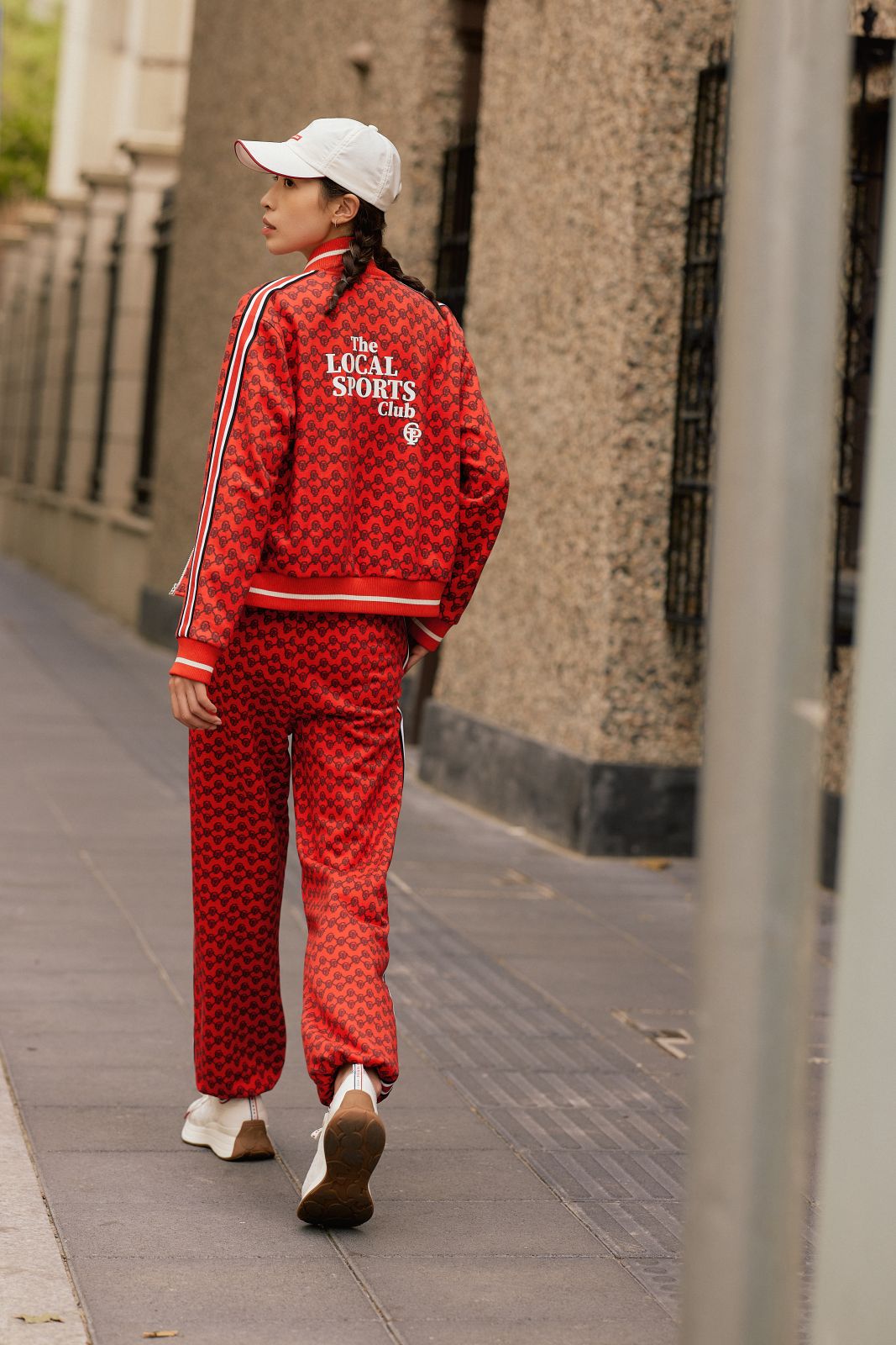 Drawstring Sport Pants | Red