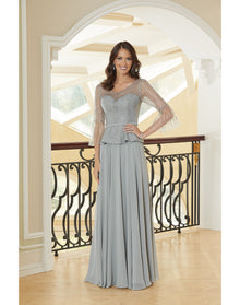 Evening Gown | Silver