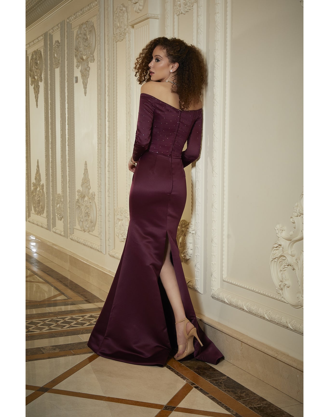 Evening Gown | Bordeaux