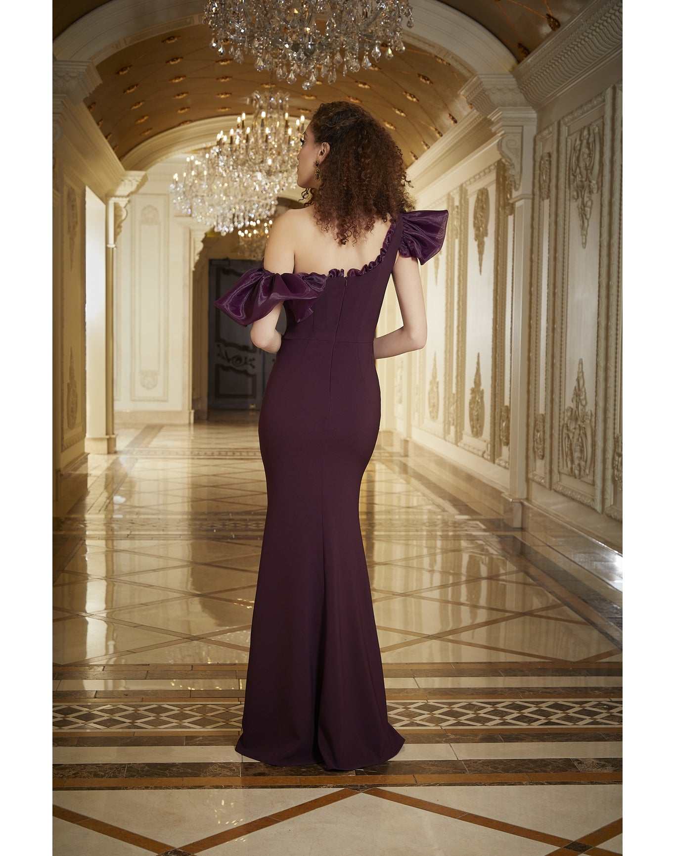 Evening Gown | Eggplant