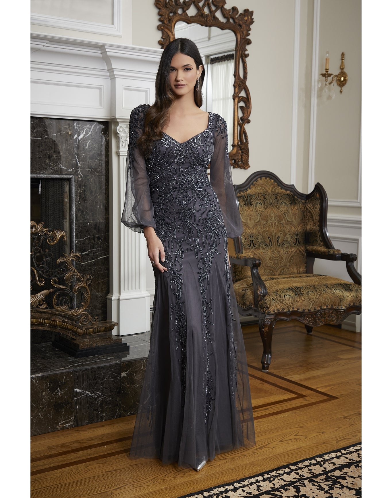 Evening Gown | Charcoal