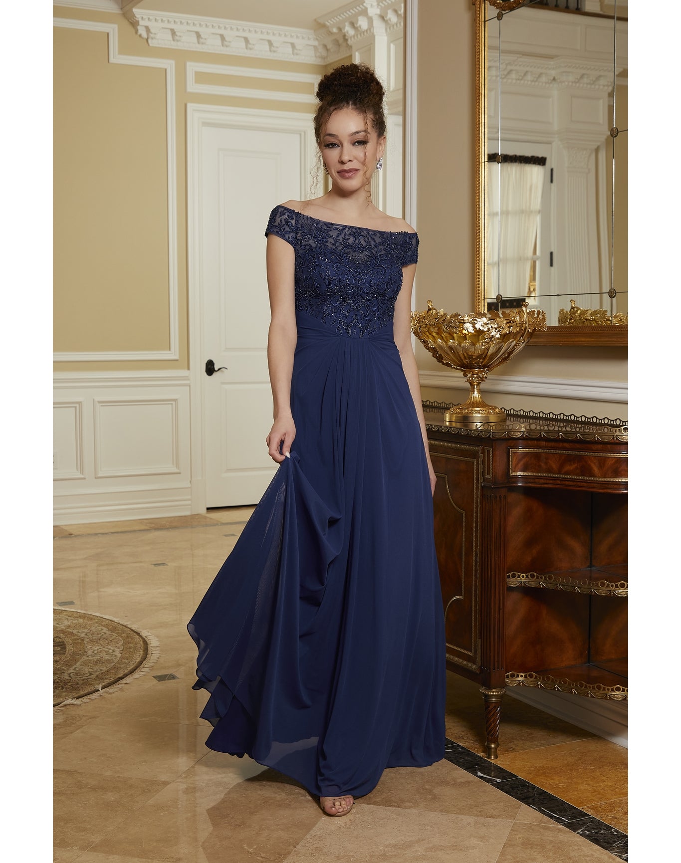 Evening Gown | Navy