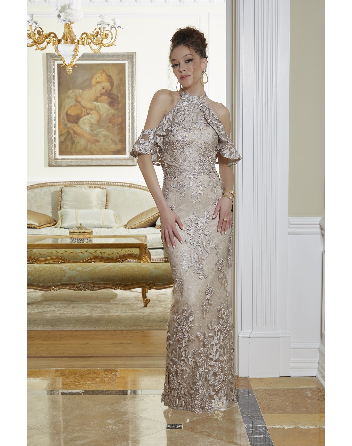 Evening Gown | Silver
