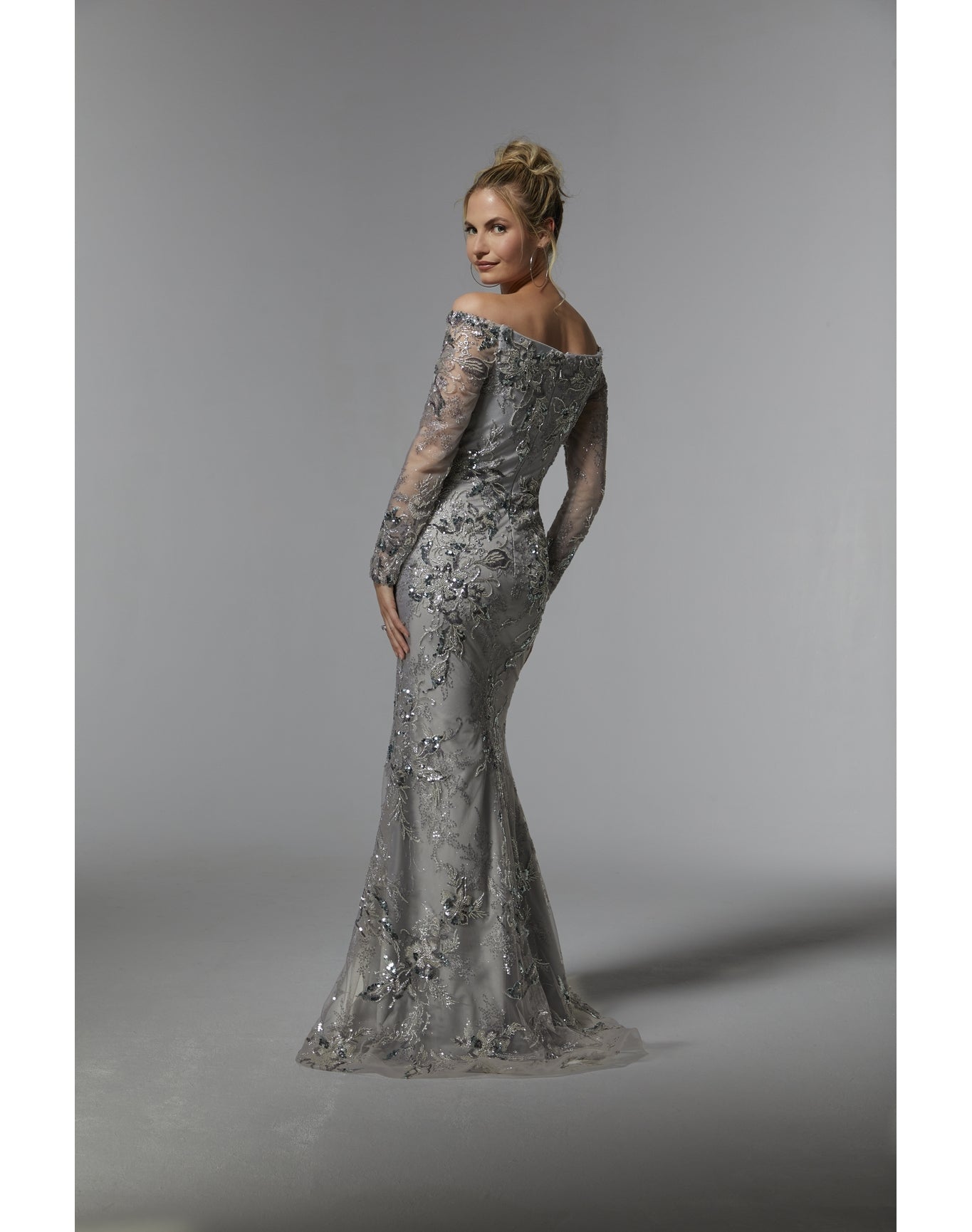 Evening Gown | Silver