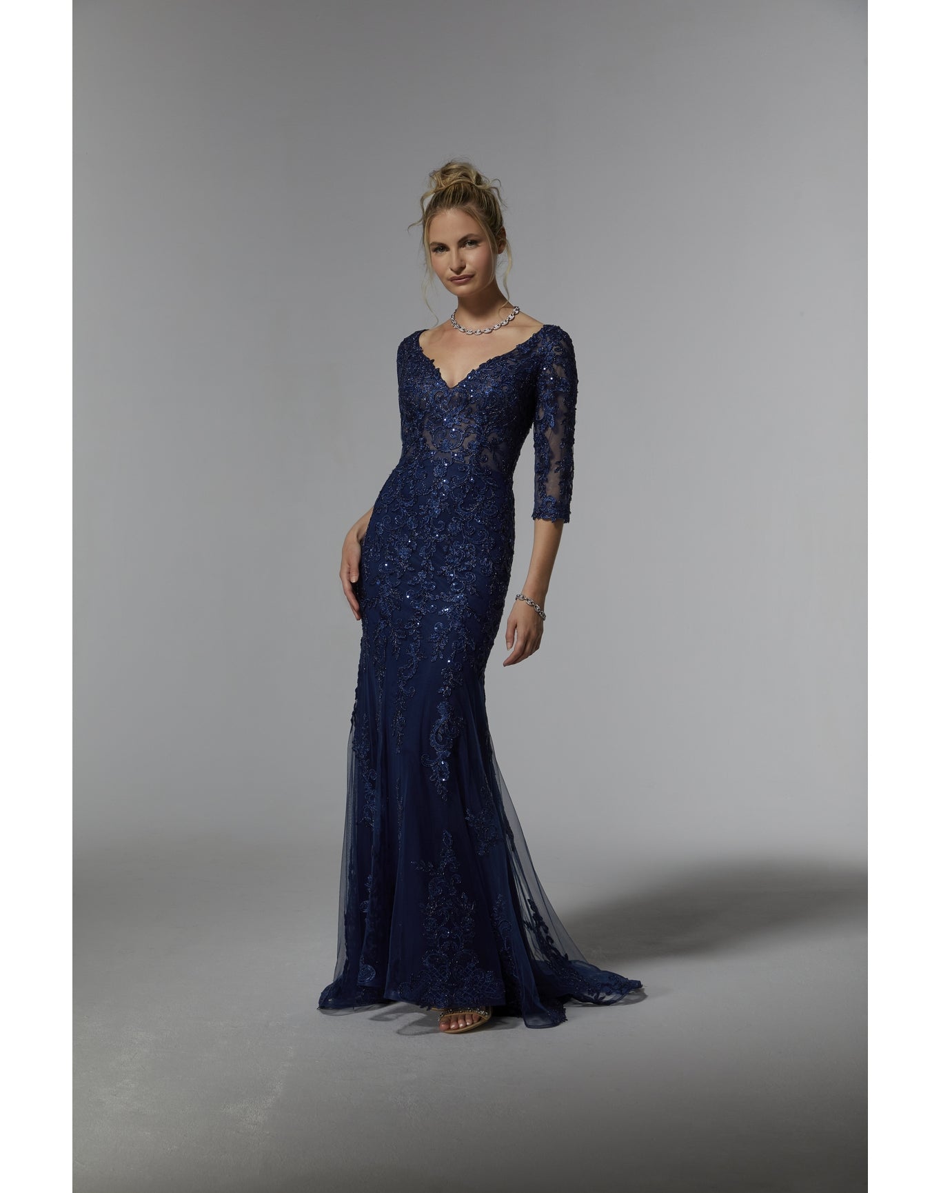 Evening Gown | Navy