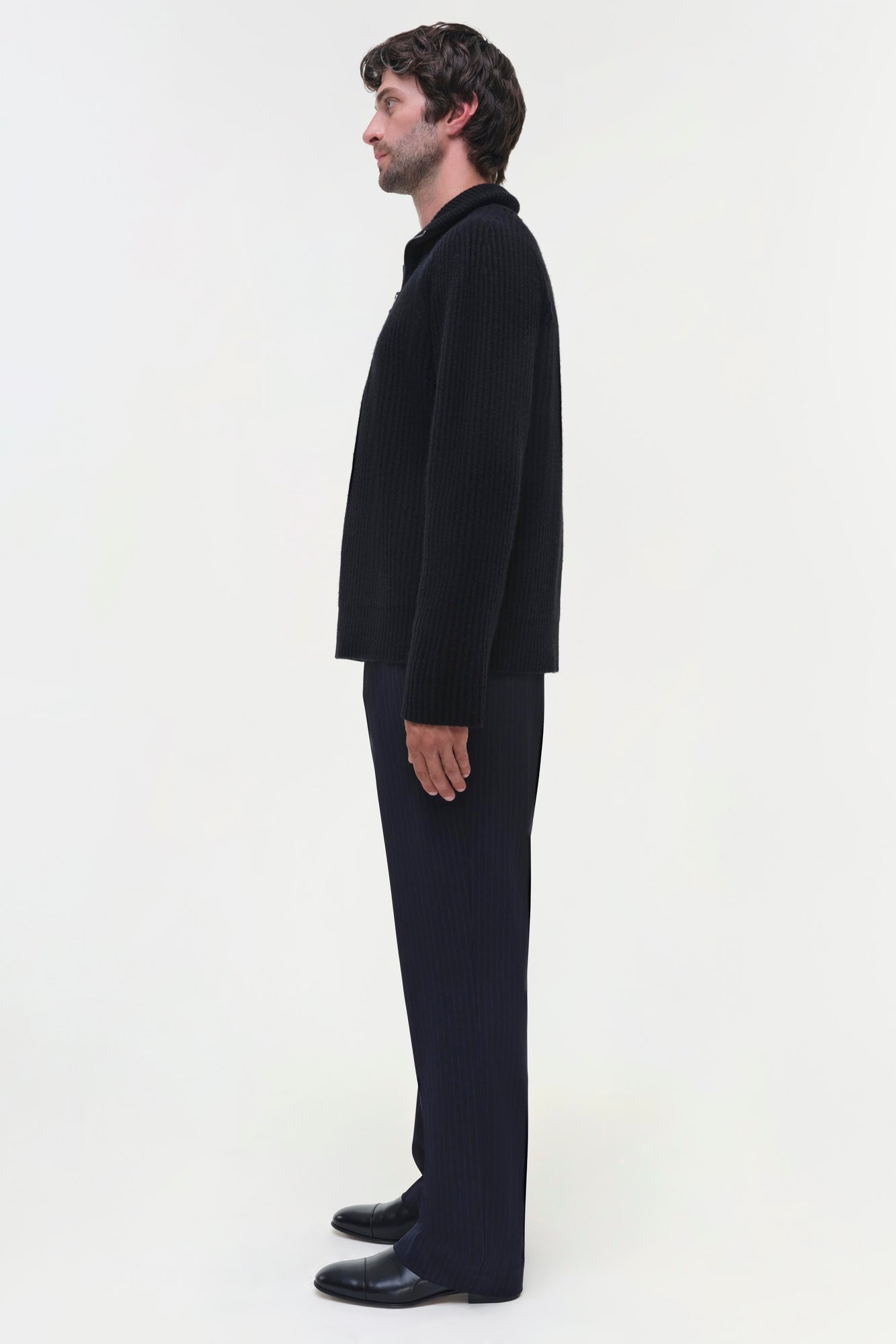 Mens | Henry Half Zip | Black