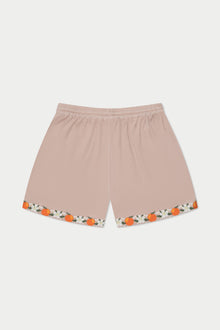 Orange Terry Short | Tan