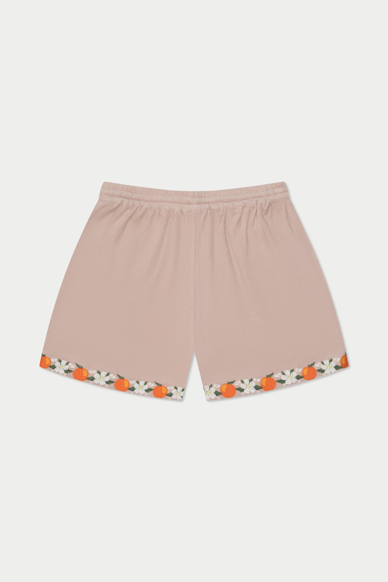 Orange Terry Short | Tan