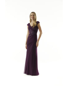 Evening Gown | Aubergine