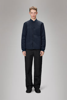 RAINS Banja Liner Bomber Jacket Navy Overshirt