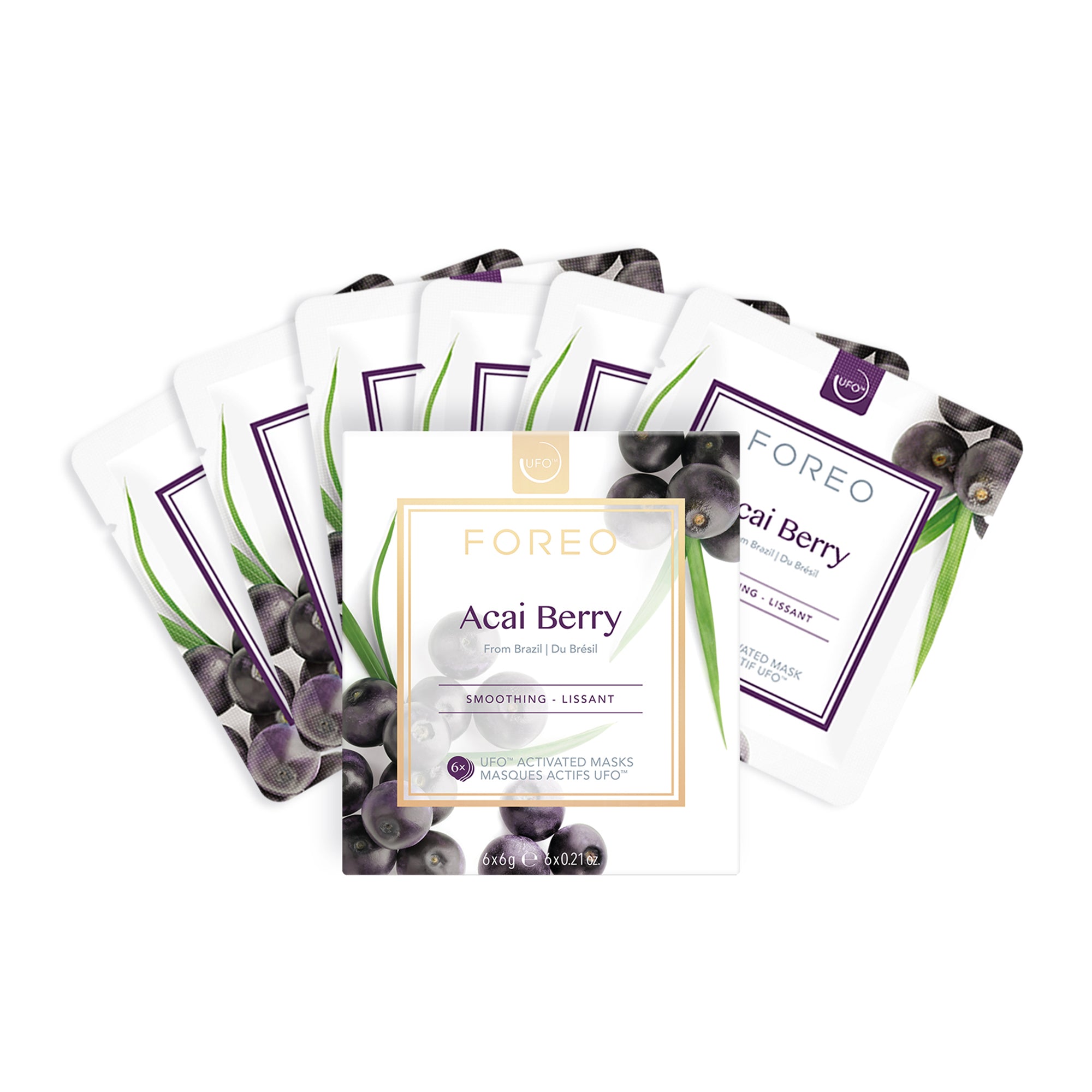 UFO Activated Mask - 6 Pack | Acai Berry
