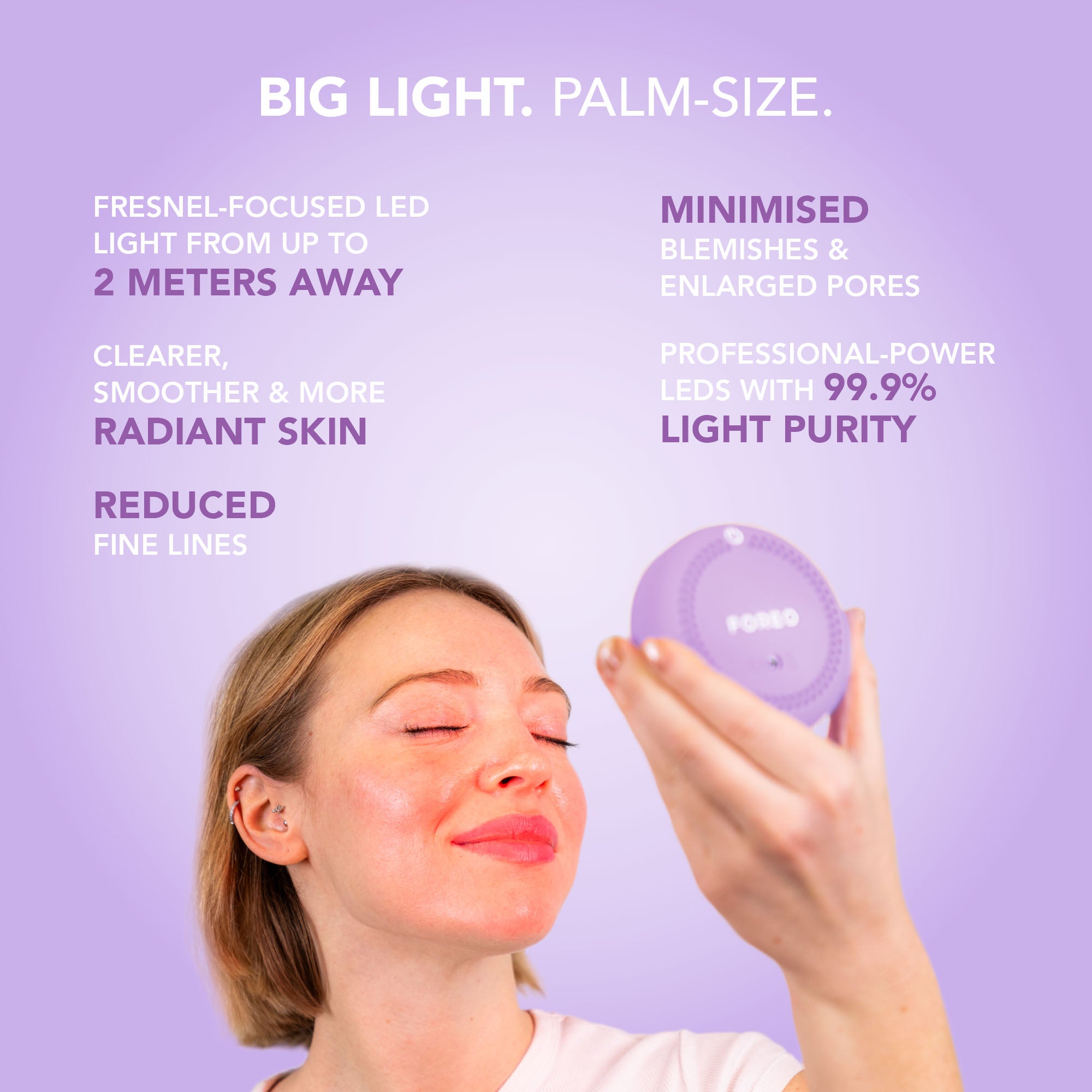 UFO LED Lighthouse Panel Palm-size | I Lilac You!
