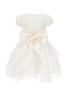 Girls | Daisies Macramé Dress | Cream