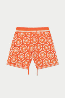 Orange Crochet Short | Orange